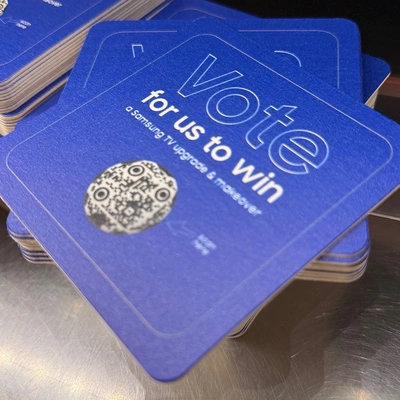  Branded - Beer - Mats - Square - Printed - London