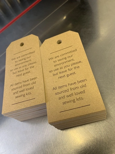Printed Card Swing Tags