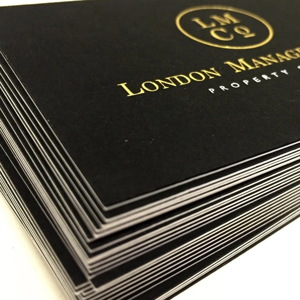  Luxury - Duplex - Foil - Business - Cards - London