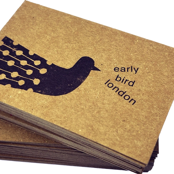  Kraft - Recycled - Business - Cards - London