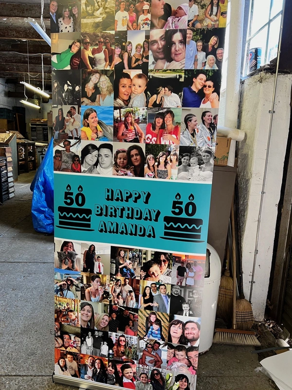  Birthday Roller Banner